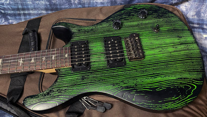 NEW ! 2024 PRS SE Sandblasted CE 24 - Sandblasted Green - Limited Edition - Authorized Dealer - 7.5 lbs - G03391