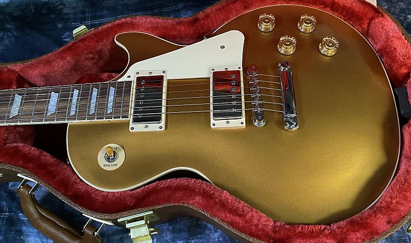 NEW ! 2024 Gibson Les Paul 50's Standard Bizarre Guitar 50th Anniversary Limited Edition All Gold Top, Back & Neck - Upgraded 57 Classic Pick-Ups - Speed Knobs - Titanium Saddles - Authorized Dealer - G03812 - 9.5 lbs