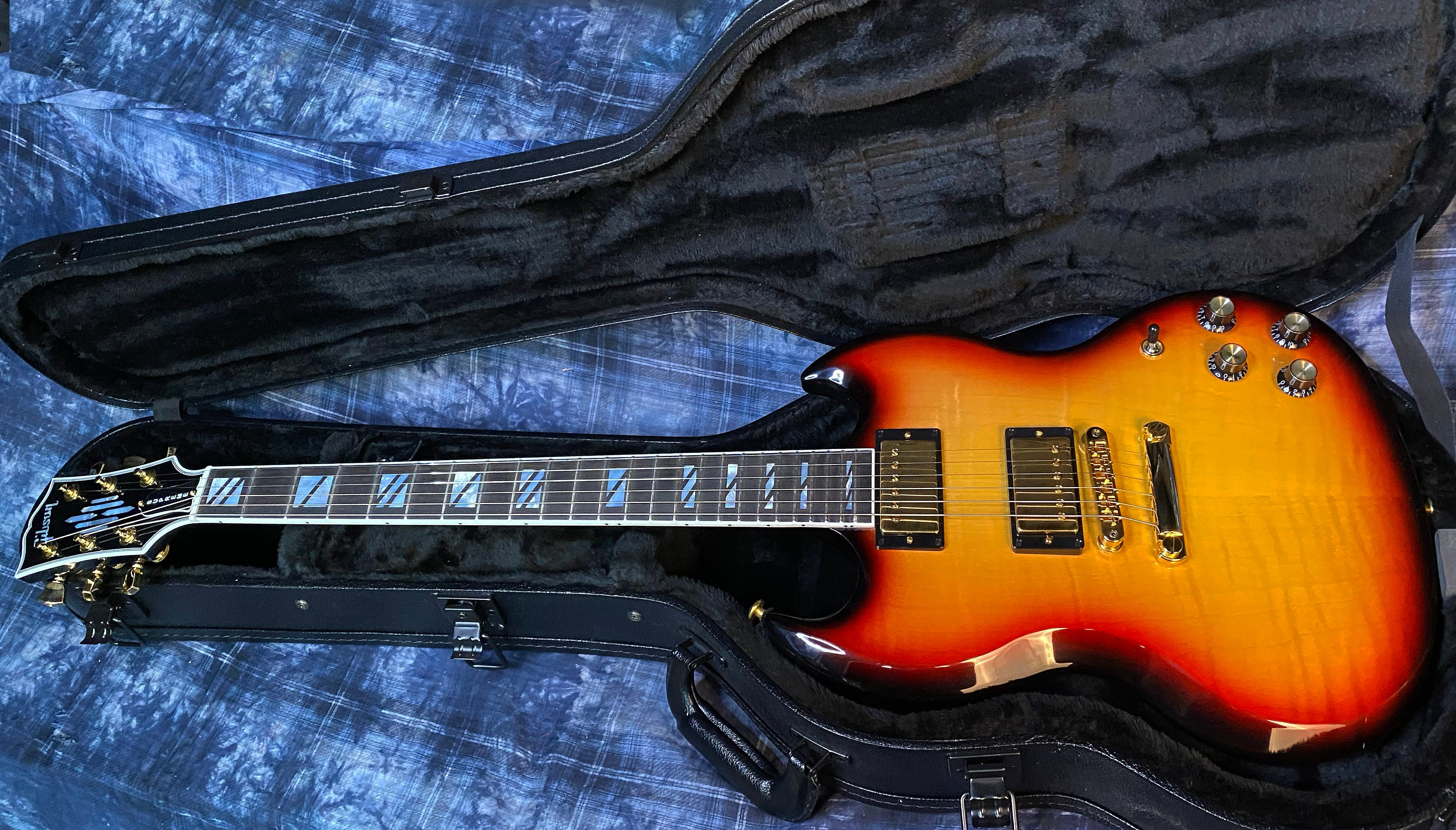 BRAND NEW ! 2024 Gibson SG Supreme - Fireburst - Wide Flame Top! Only 7.2 lbs - Authorized Dealer - G03766