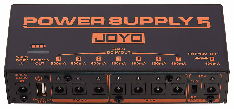 Joyo JP-05 Power Supply 5 2010s - Black - Authorized Dealer