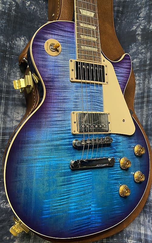 NEW! 2024 Gibson Les Paul Standard '50s Blueberry Burst - Only 8.75 lbs - Authorized Dealer - G04204