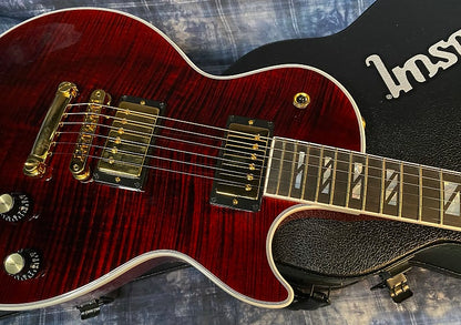 NEW ! 2024 Gibson Les Paul Supreme - Killer Tight Flame Top! Wine Red - Authorized Dealer - Only 8.1 lbs - G04003