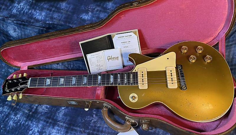 NEW! 2024 Gibson Custom Shop 1954 Les Paul Gold Top Reissue Heavy Aged Murphy Lab - Authorized Dealer - 9.1 lbs - G03718