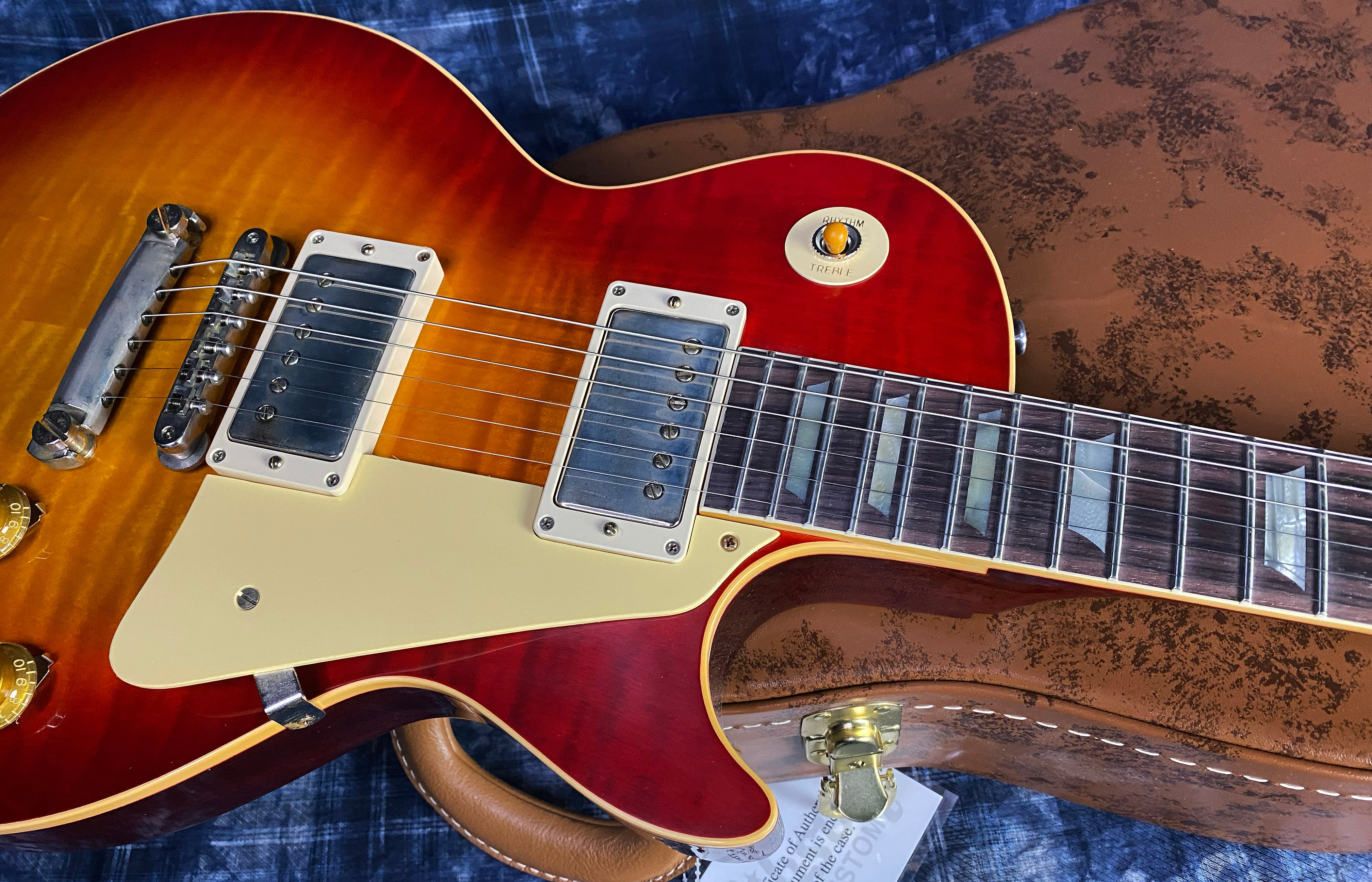 NEW ! 2024 Gibson Custom Shop 1959 Les Paul Factory Burst - Authorized Dealer - Hand Picked Top - VOS - 8.7lbs - G02985