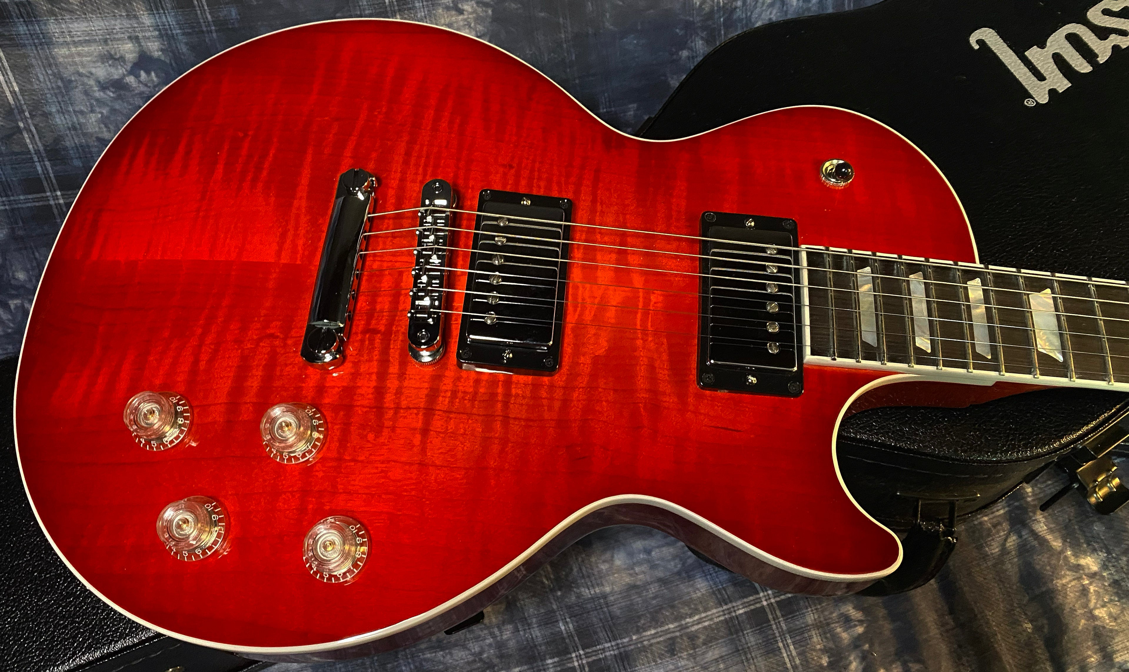 BRAND NEW! 2024 Gibson Les Paul Modern Figured - Cherry Burst - Authorized Dealer - Only 8.4 lbs - G033