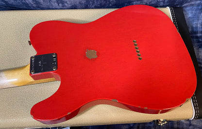 NEW ! 2024 Fender Custom Shop Limited Edition '64 Telecaster Relic Electric Guitar - Fiesta Red - Authorized Dealer - 7.4 lbs - G03537