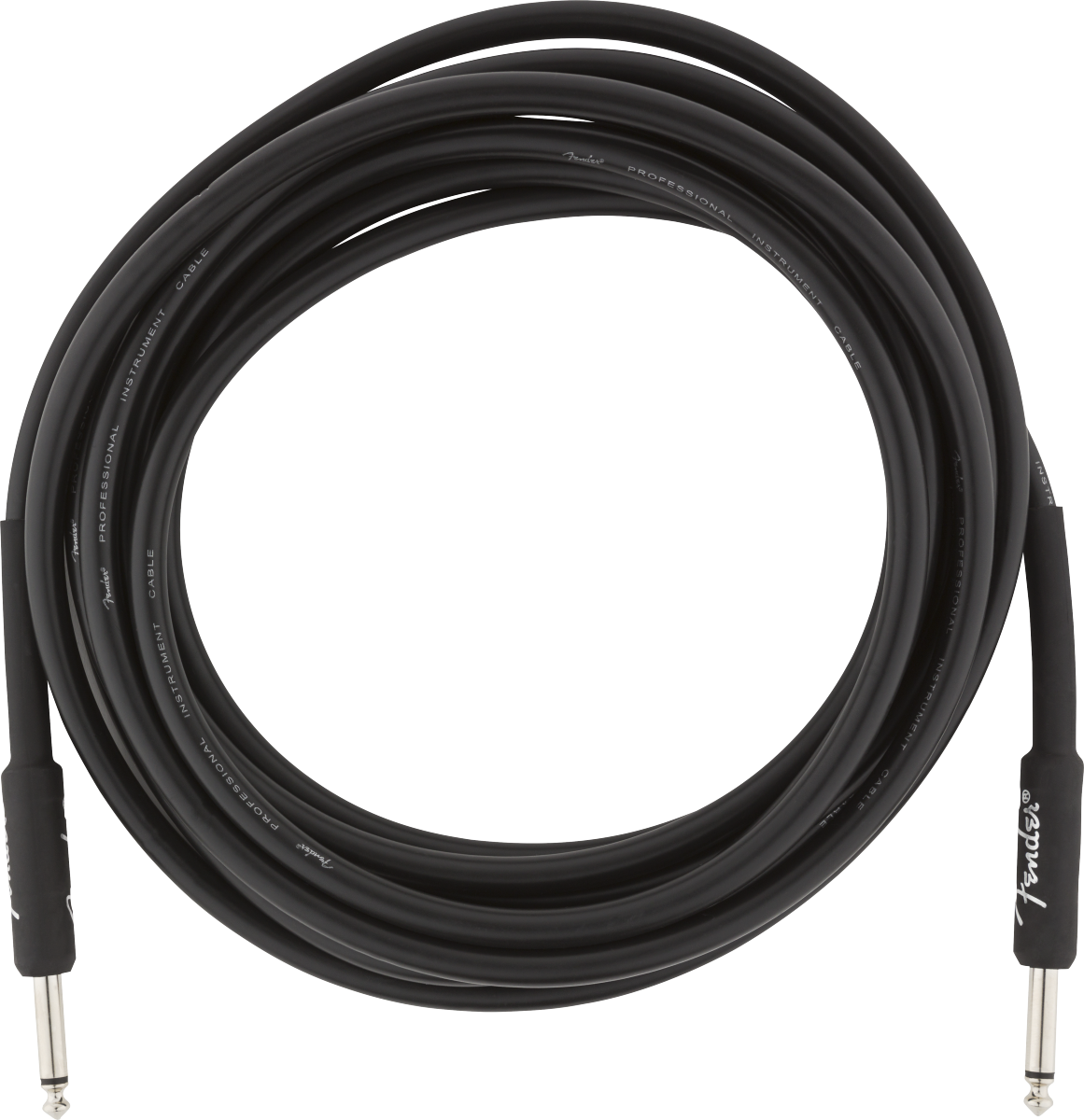 Fender Professional Series Inst Cable 15Ft Black Straight- Authorized Dealer