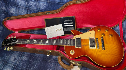 NEW! 2024 Gibson Custom Shop 1959 Les Paul Standard VOS - Sunrise Teaburst - Hand-Picked Top - Dealer Select - 8.5 lbs - Authorized Dealer - G04180