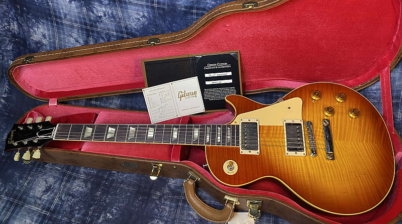 NEW! 2024 Gibson Custom Shop 1959 Les Paul Standard VOS - Sunrise Teaburst - Hand-Picked Top - Dealer Select - 8.5 lbs - Authorized Dealer - G04180