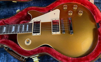 NEW ! 2024 Gibson Les Paul 50's Standard Bizarre Guitar 50th Anniversary Limited Edition All Gold Top, Back & Neck - Upgraded 57 Classic Pick-Ups - Speed Knobs - Titanium Saddles - Authorized Dealer - G03826 - 9.25 lbs