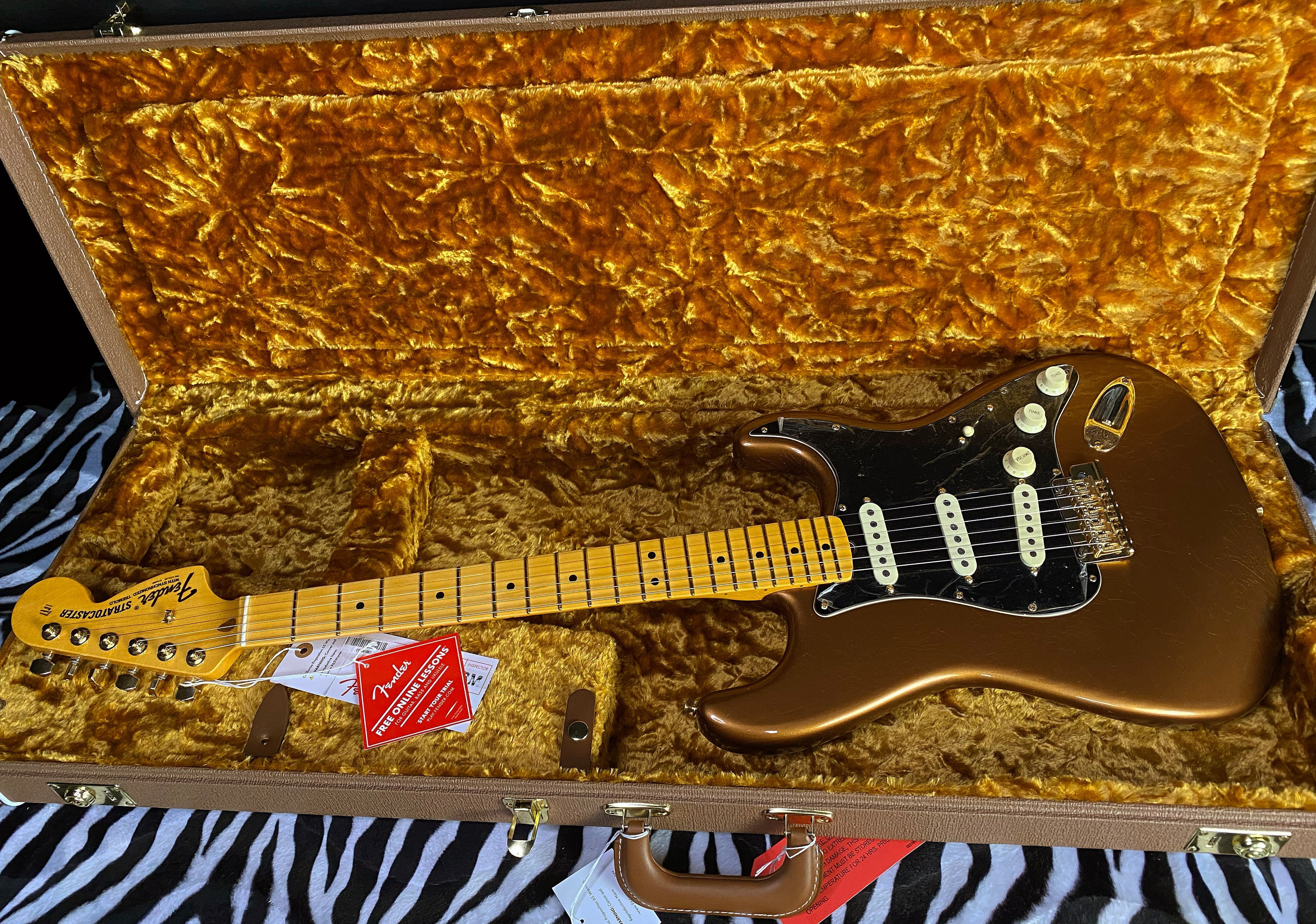 NEW 2024 Fender Bruno Mars Stratocaster Mars Mocha - Limited Edition - Authorized Dealer - In-Stock! 7.8lbs - G02643