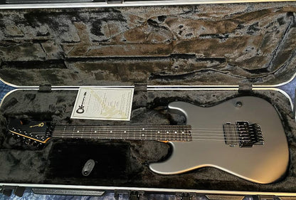 NEW! 2024 Charvel USA Custom Shop San Dimas 1H FR Roasted Satin Pewter - Authorized Dealer - 7.8lbs - G03939