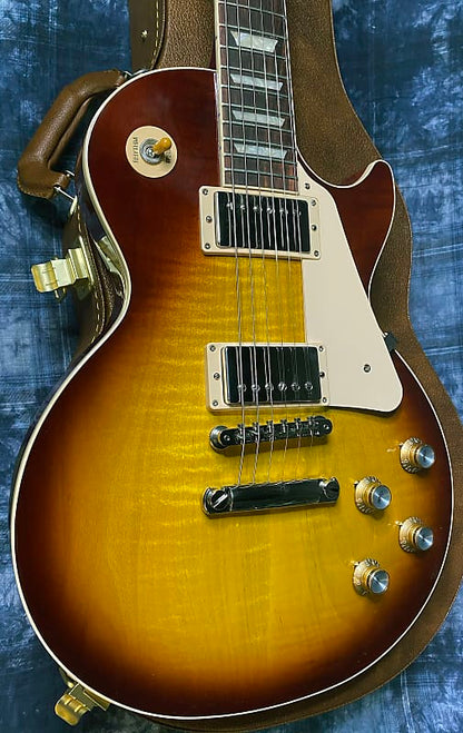 NEW! 2024 Gibson Les Paul 60's Standard Iced Tea - Authorized Dealer - Subtle Flame Maple Top - 9.8 lbs - G04134