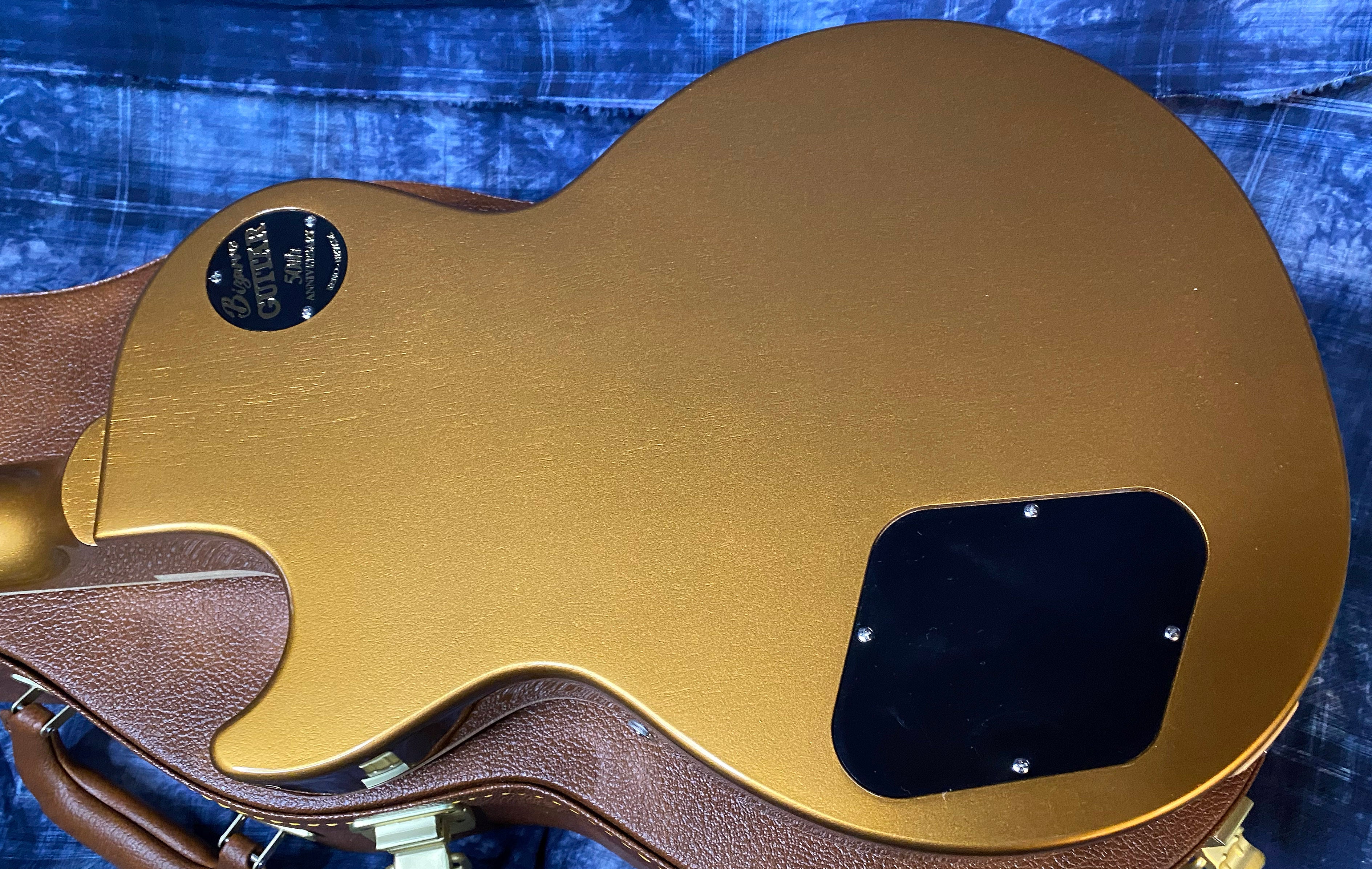 NEW ! 2024 Gibson Les Paul 50's Standard Bizarre Guitar 50th Anniversary Limited Edition All Gold Top, Back & Neck - Upgraded 57 Classic Pick-Ups - Speed Knobs - Titanium Saddles - Authorized Dealer - G03508 - 10.9lbs!