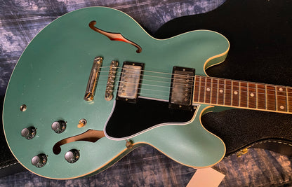 NEW! 2024 Gibson Custom Shop 1961 ES-335 Reissue - Inverness Green Sparkle VOS Finish - Custom Order Made 2 Measure - Super Limited Run - M2M - Authorized Dealer - 8 lbs - G03282