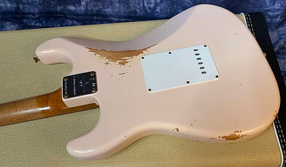 NEW ! 2024 Fender Custom Shop Limited-edition '63 Stratocaster Relic - Super Faded Aged Shell Pink - Authorized Dealer - 7.9 lbs - G03931