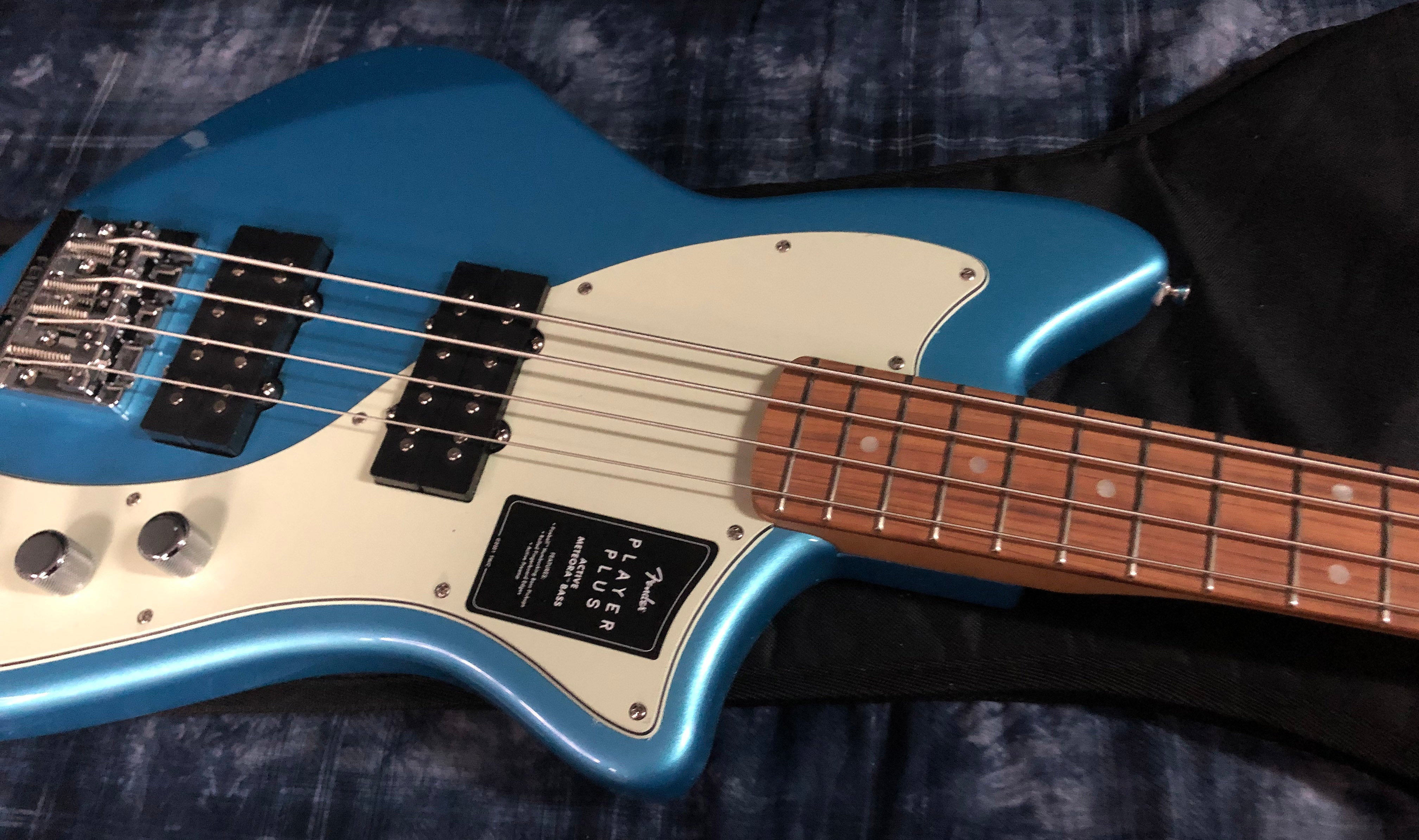 MINT! 2022 Fender Player Plus Active Meteora Bass - Opal Spark - Authorized Dealer  9.5lb - SAVE BIG