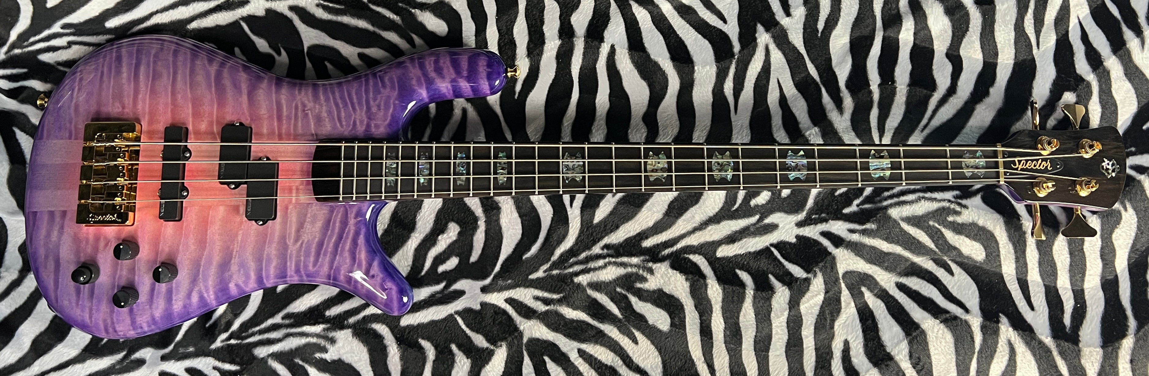 Spector USA Custom Shop NS-2 - Ultra Violet/Pink Burst - Authorized Dealer