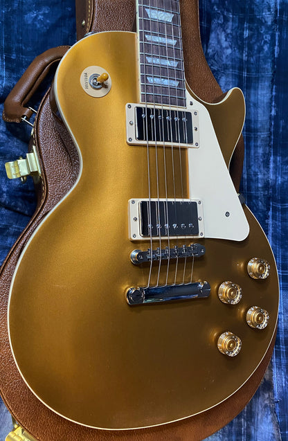 NEW ! 2024 Gibson Les Paul 50's Standard Bizarre Guitar 50th Anniversary Limited Edition All Gold Top, Back & Neck - Upgraded 57 Classic Pick-Ups - Speed Knobs - Titanium Saddles - Authorized Dealer - G03501 - Only 9.2 lbs