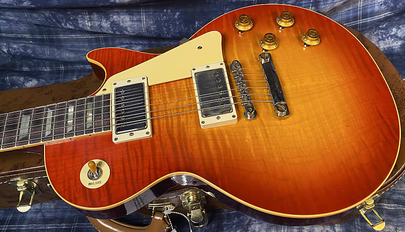 NEW! 2024 Gibson Custom Shop 1959 Les Paul Standard VOS - Sunrise Teaburst - Hand-Picked Top - Dealer Select - 9 lbs - Authorized Dealer - G03851