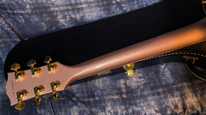 BRAND NEW! 2024 Gibson Dealer Select Custom Shop Les Paul Custom - Rose Gold Authorized Dealer - 10.4 lbs! - G03467