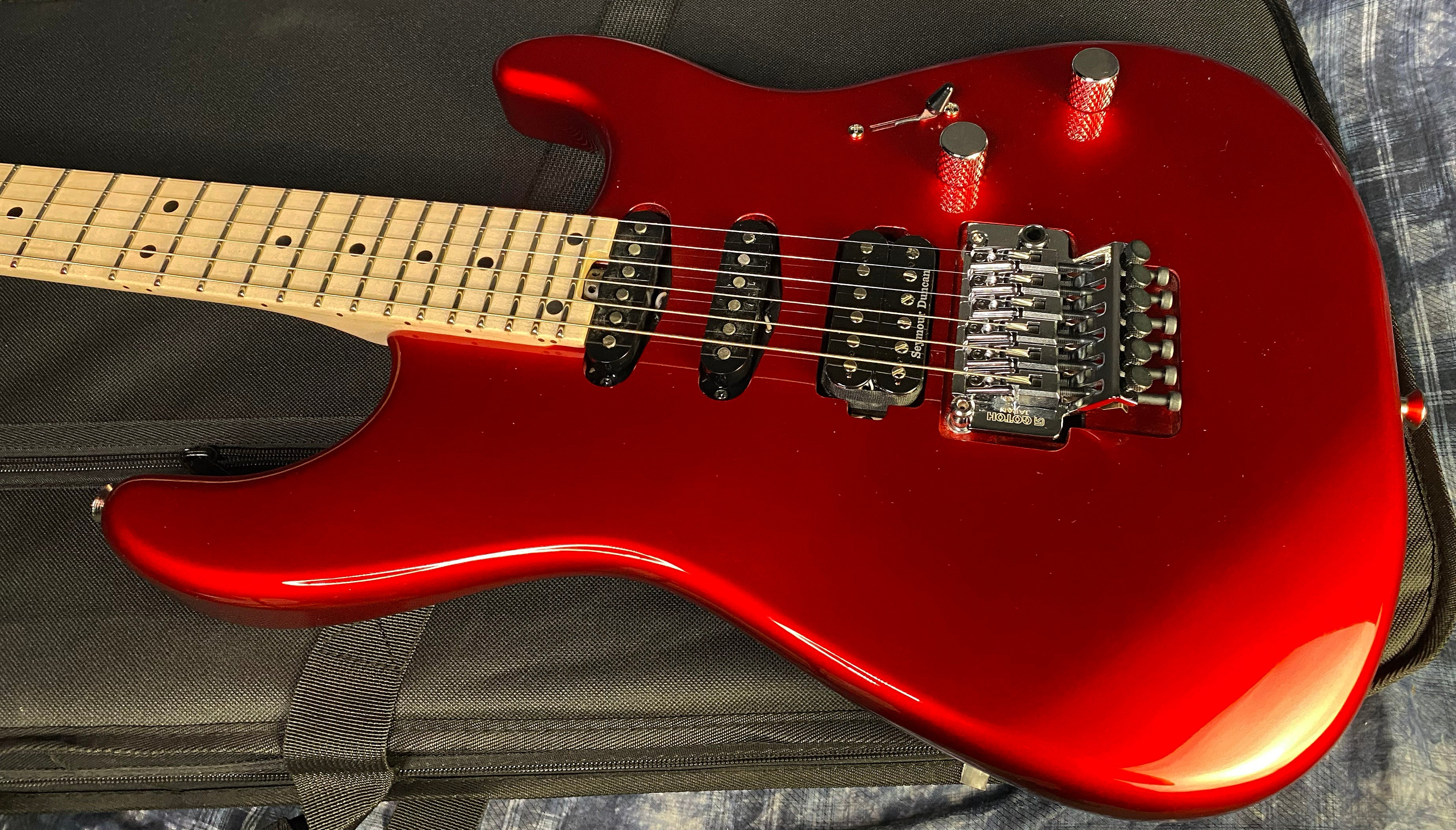 NEW ! 2024 Charvel MJ San Dimas Style 1 HSS FR M Metallic Red - Made In Japan! - Authorized Dealer - In-Stock! G03034 7.8lbs