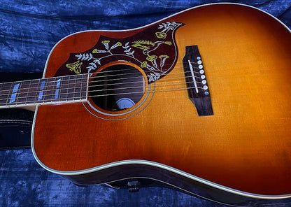 NEW ! 2024 Gibson Acoustic Hummingbird Standard Rosewood Acoustic-Electric - Rosewood Burst - Authorized Dealer - 5.1 lbs - G03754