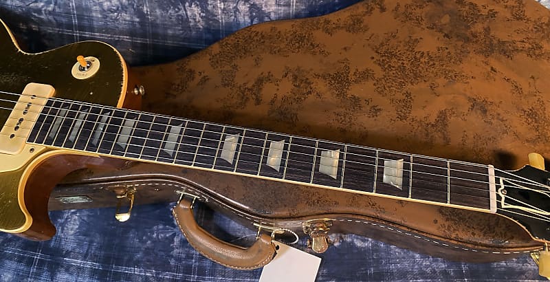 NEW! 2024 Gibson Custom Shop 1954 Les Paul Gold Top Reissue Heavy Aged Murphy Lab - Authorized Dealer - 9.1 lbs - G03718