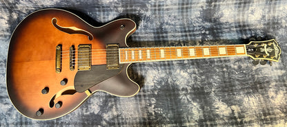 Washburn HB36K HB Series Semi-Hollowbody 2010s - Vintage Matte Sunburst