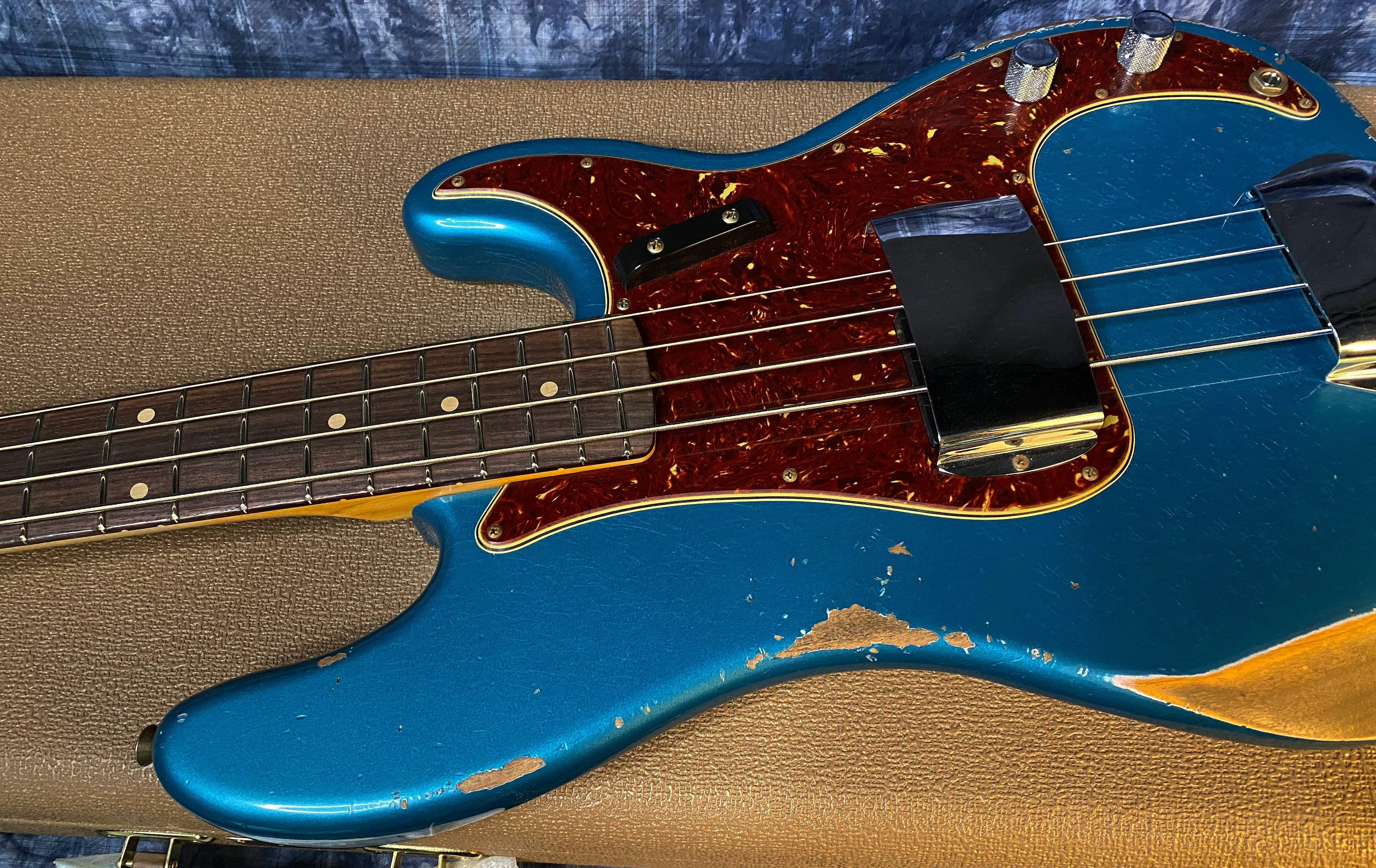 NEW ! 2024 Fender Custom Shop '63 Precision Bass Relic - Ocean Turquoise - 9.1 lbs - Authorized Dealer! In Stock! G03417