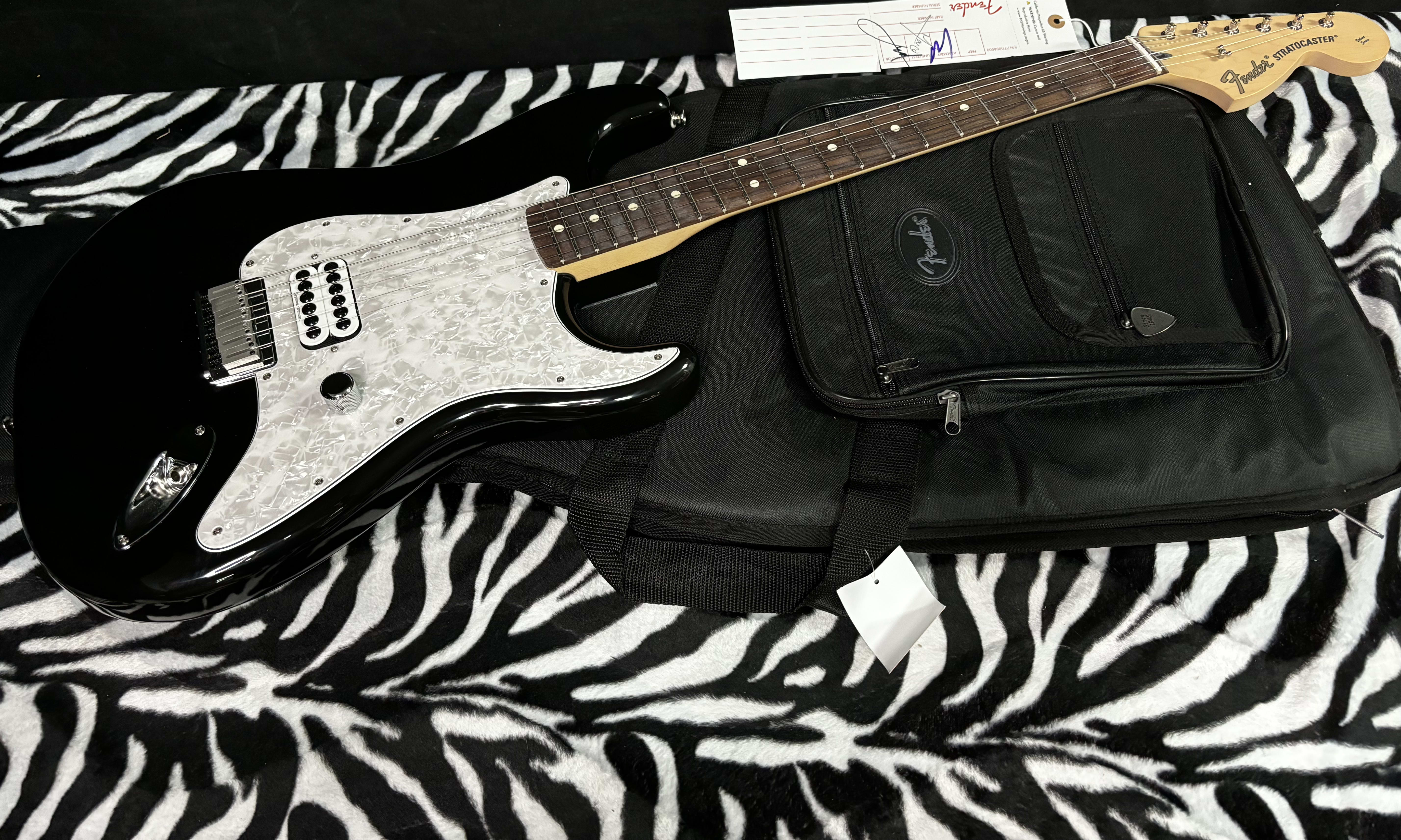 New 2023 Fender Limited Edition Tom DeLonge Signature Stratocaster Black 7.75lbs- Authorized Dealer- In Stock! G01841