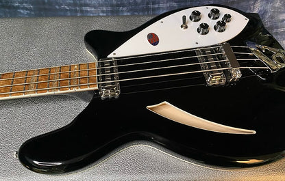 NEW ! 2024 Rickenbacker 4005V Jet Glo JG Jetglo Semi-Hollow Body Bass - Authorized Dealer - In-Stock! 8.8 lbs - G03971