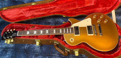 NEW ! 2024 Gibson Les Paul 50's Standard Bizarre Guitar 50th Anniversary Limited Edition All Gold Top, Back & Neck - Upgraded 57 Classic Pick-Ups - Speed Knobs - Titanium Saddles - Authorized Dealer - G03500 - 9.7 lbs