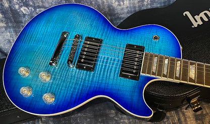 NEW ! 2024 Gibson Les Paul Modern Figured - Cobalt Burst - Beautiful Flame Top! Authorized Dealer - Only 8.25 lbs - G04121