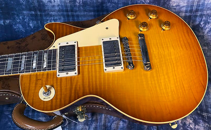 NEW! 2024 Gibson Custom Shop 1959 Les Paul - Golden Poppy - Authorized Dealer - Hand Picked Curly Flame Top VOS - 8.7 lbs - G04203