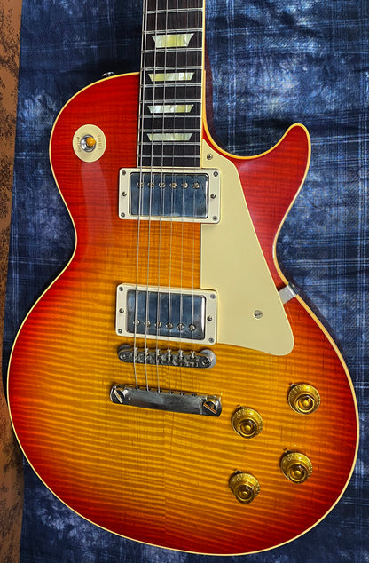 NEW! 2024 Gibson Custom Shop 1959 Les Paul - Washed Cherry Sunburst - Authorized Dealer - Hand Picked Top VOS - Only 8.65 lbs - G02958