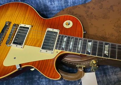 NEW! 2024 Gibson Custom Shop 1959 Les Paul Standard VOS - Sunrise Teaburst - Hand-Picked Top - Dealer Select - 8.5 lbs - Authorized Dealer - G04180