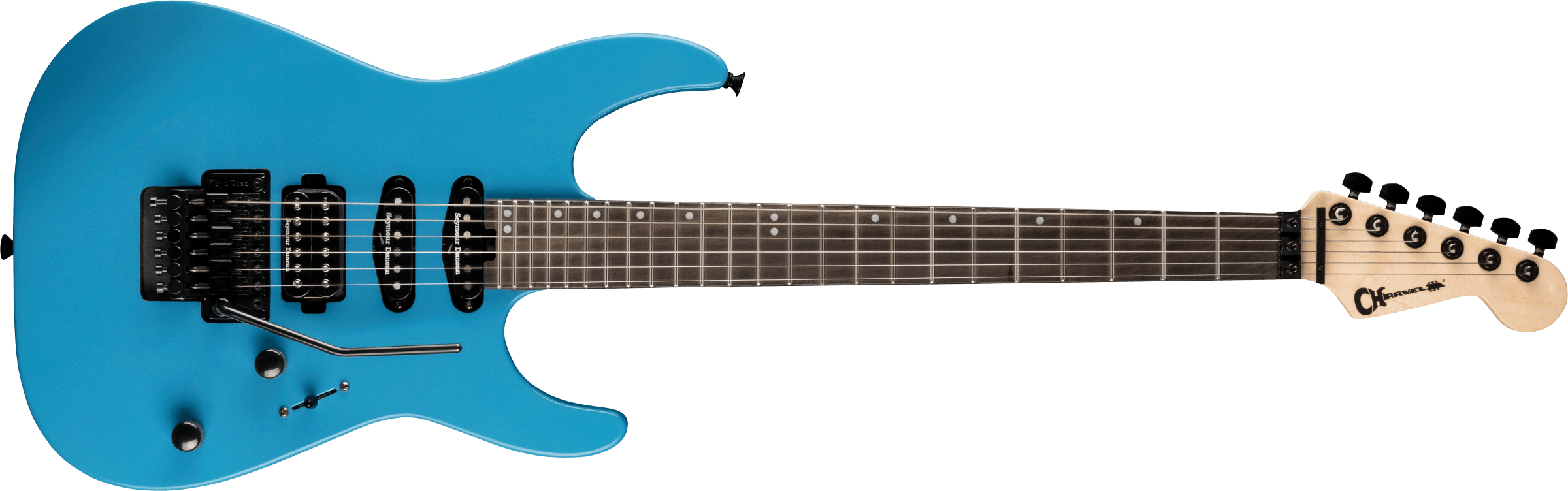 MINT! 2022 Charvel Pro-Mod DK24 HSS FR E, Ebony Board - Infinity Blue - Authorized Dealer - SAVE!