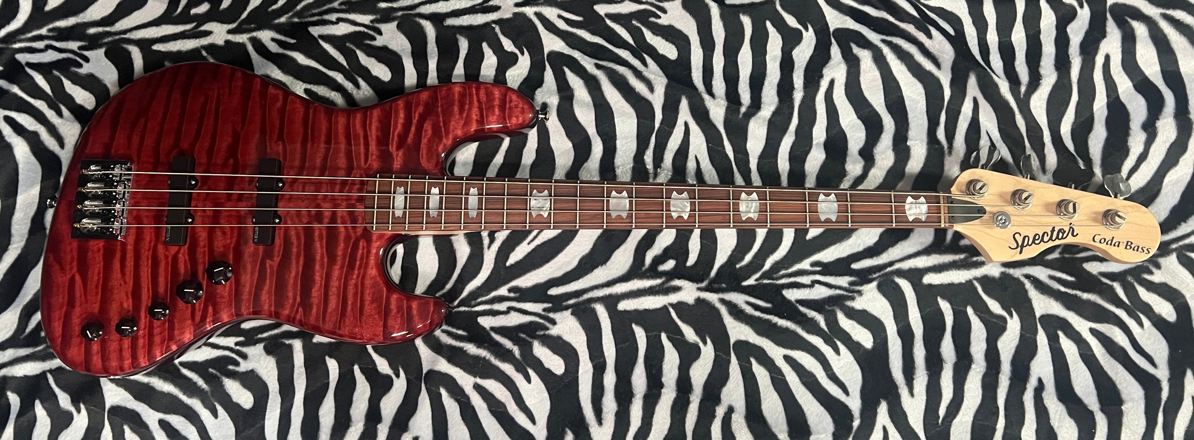 Spector Coda 4 USA Custom Shop - Wine Red - Authorized Dealer