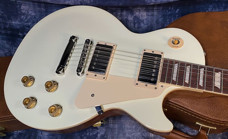 NEW ! 2024 Gibson Les Paul Standard '50s - Classic White Top- Natural Back - Authorized Dealer - In-Stock! 10.35 lbs - G03831