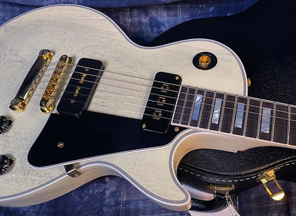 NEW ! 2024 Gibson Custom Shop Historic 2-Pickup '54 Les Paul Custom Reissue Dealer Select - P-90's Staple Pick-Up - TV White - VOS - Authorized Dealer - Only 9.1 lbs - Limited Edition - G03865