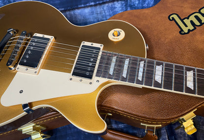 NEW ! 2024 Gibson Les Paul 50's Standard Bizarre Guitar 50th Anniversary Limited Edition All Gold Top, Back & Neck - Upgraded 57 Classic Pick-Ups - Speed Knobs - Titanium Saddles - Authorized Dealer - G03514 - Only 9.4 lbs!