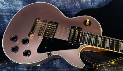 BRAND NEW! 2024 Gibson Dealer Select Custom Shop Les Paul Custom - Rose Gold Authorized Dealer - Only 9.4 lbs! - G03342