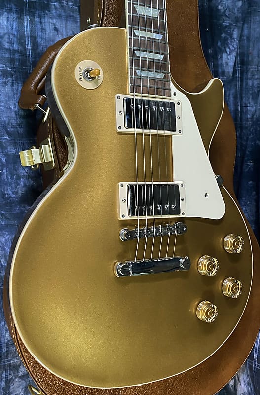 NEW ! 2024 Gibson Les Paul 50's Standard Bizarre Guitar 50th Anniversary Limited Edition All Gold Top, Back & Neck - Upgraded 57 Classic Pick-Ups - Speed Knobs - Titanium Saddles - Authorized Dealer - G03762 - 10 lbs