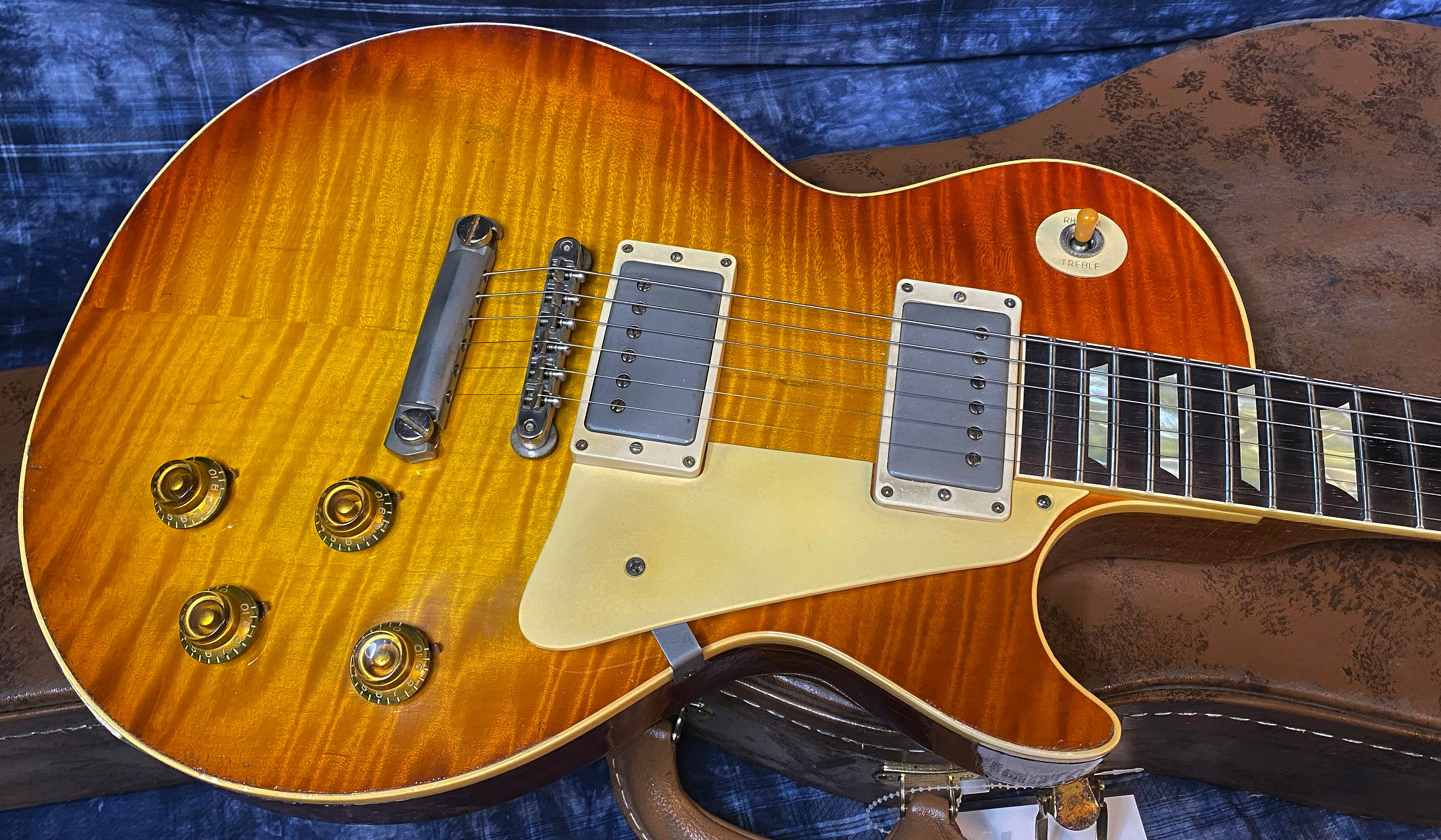 NEW! 2023 Gibson Custom Shop Murphy Lab Limited Edition '59 Les Paul Standard Reissue - Brazilian Rosewood Fretboard - Tom's Tea - Absolute Killer Top! Authorized Dealer - 8.35 lbs - TA