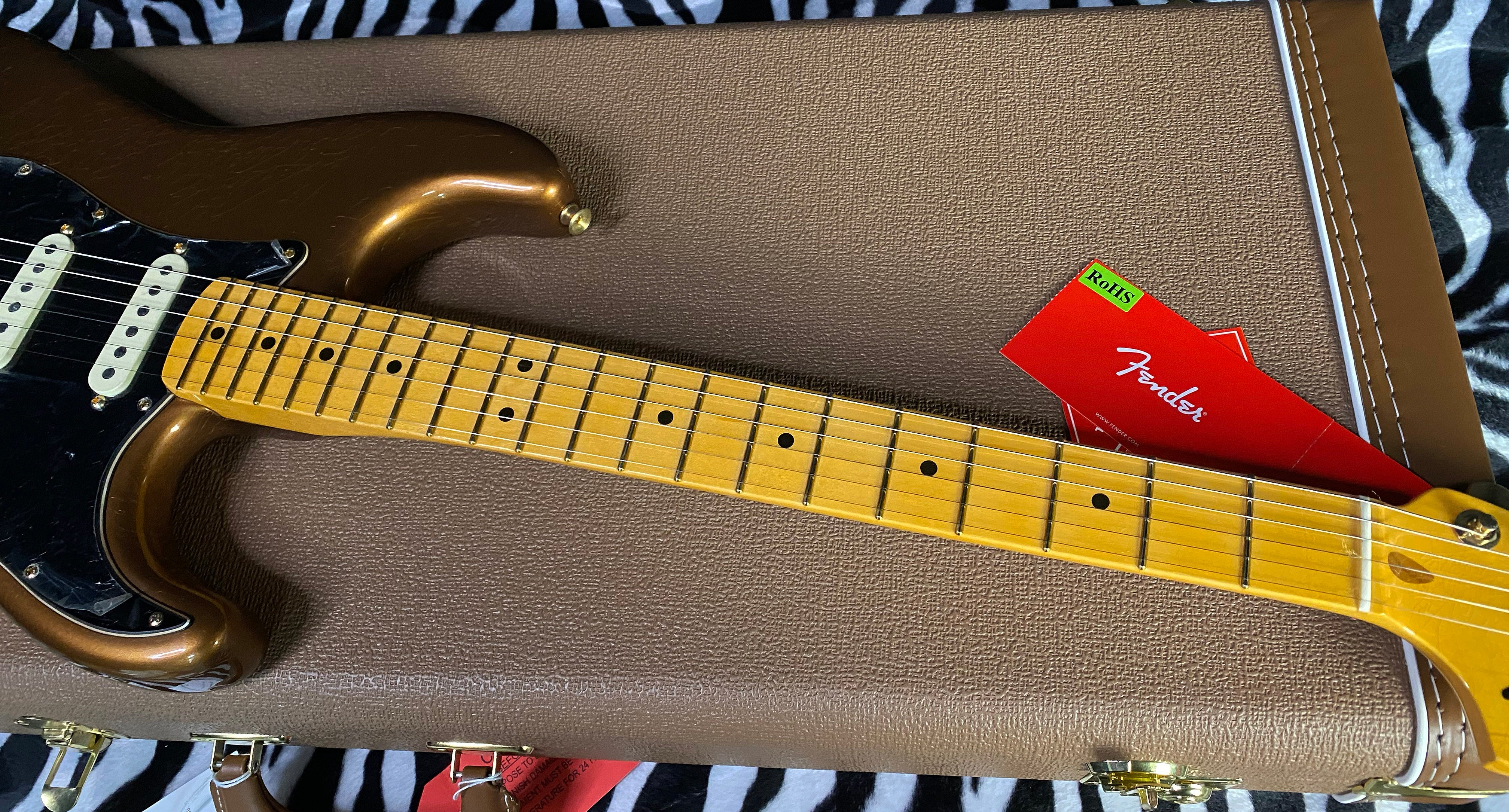 NEW 2024 Fender Bruno Mars Stratocaster Mars Mocha - Limited Edition - Authorized Dealer - In-Stock! 7.8lbs - G02643