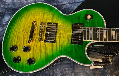 NEW! Gibson Custom Shop Les Paul Custom - Dealer Select - Authorized Dealer - Iguana Burst Quilt / Flame Top - Super RARE! 9.75 lbs - G03952