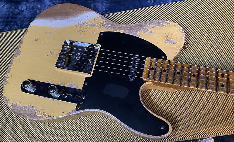 NEW! 2024 Fender Custom Shop '52 Telecaster Super Heavy Relic - Aged Nocaster Blonde - Authorized Dealer - Only 6.8lbs - G03994