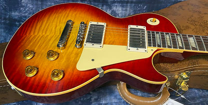 NEW ! 2024 Gibson Custom Shop 1959 Les Paul Factory Burst - Authorized Dealer - Hand Picked Monster Flame / Quilt Top ! WOW - VOS - 8.7 lbs - G03719