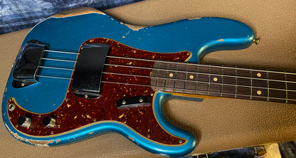 NEW ! 2024 Fender Custom Shop '63 Precision Bass Relic - Ocean Turquoise - 9.1 lbs - Authorized Dealer! In Stock! G03417